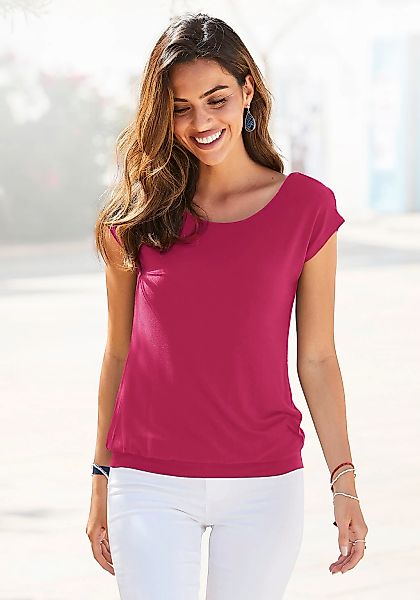 LASCANA "mit breitem Bund" aus weichem Viskose-Stretch günstig online kaufen