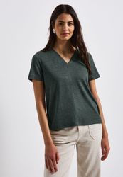 STREET ONE T-Shirt mit V-Ausschnitt günstig online kaufen