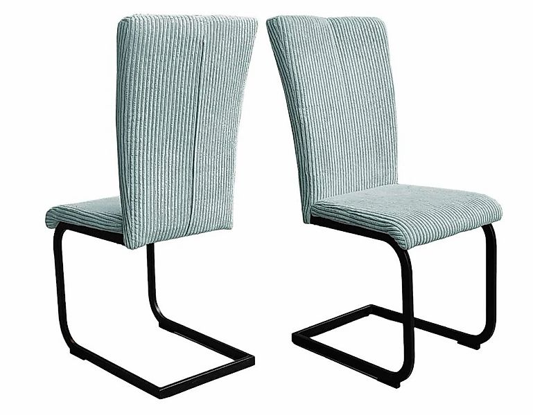 Home affaire Freischwinger "Oliver", (Set), 2 St., Cord, Stuhl belastbar bi günstig online kaufen