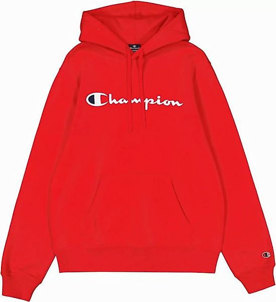 Champion Sweatshirt Herren Fleece-Hoodie mit großem Logo - Laubgrün günstig online kaufen