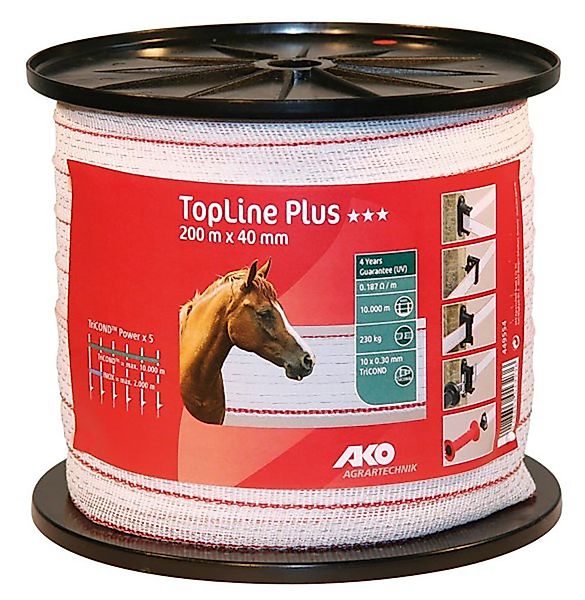 Kerbl Weidenzaun Kerbl TopLine Plus Weidezaunband, günstig online kaufen