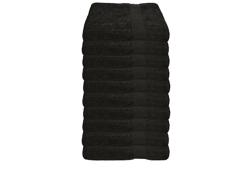 Julie Julsen Gästehandtücher 10-Gästehandtücher-Schwarz-Gästetuch 30 x 50 c günstig online kaufen