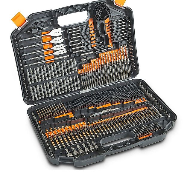 Hikity Bohrer- und Bit-Set Schraubendreher 246tlg Kombi-Bohrerset Spiralboh günstig online kaufen