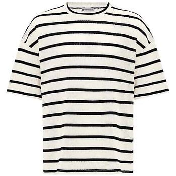 Dandalo  T-Shirts & Poloshirts Wim Oversize Crewneck Knitwear Striped T-Shi günstig online kaufen