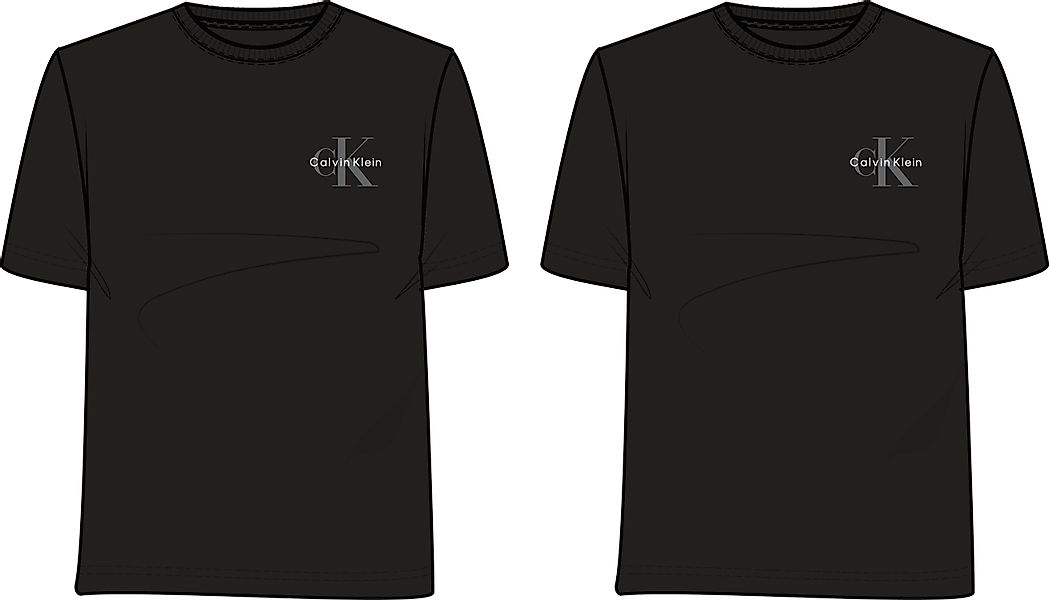 Calvin Klein Jeans T-Shirt A- Logo günstig online kaufen