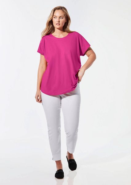 GOLDNER T-Shirt Shirt mit Rundhalsausschnitt (CURVY, günstig online kaufen