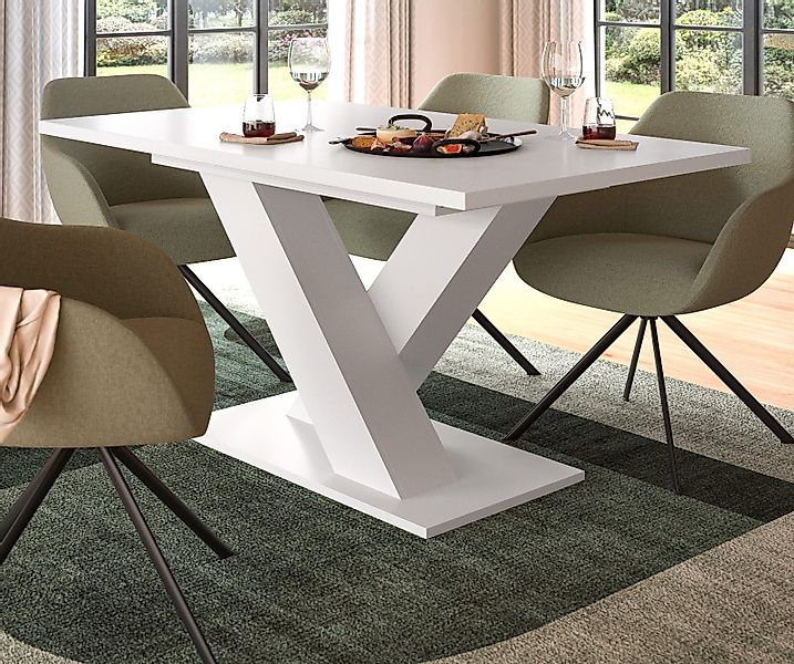 Inn.Furn Esstisch Home-X (Küchentisch in weiß, günstig online kaufen