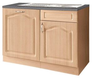 wiho Küchen Spülenschrank "Linz" 110 cm breit, inkl. Tür/Sockel für Geschir günstig online kaufen