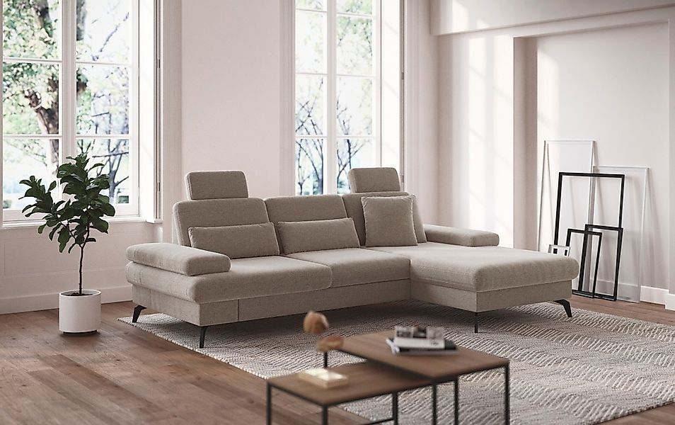 sit&more Ecksofa »Morris L-Form, inkl. Sitztiefenverstellung« wahlweise mit günstig online kaufen