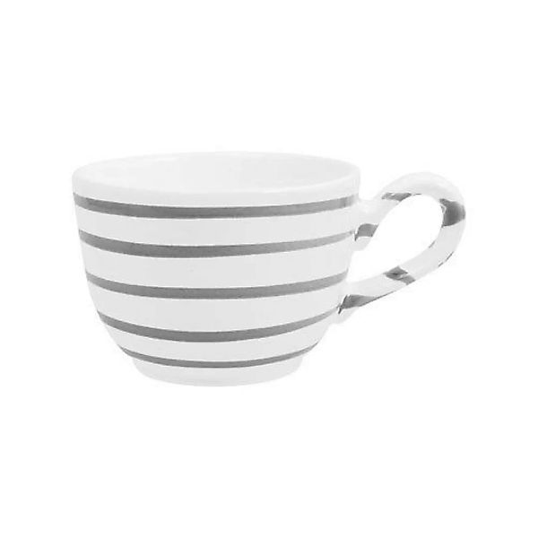 Gmundner Keramik Graugeflammt Kaffee-Obertasse glatt 0,19 L / h: 6,6 cm günstig online kaufen