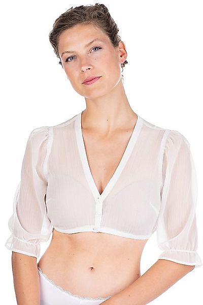 MarJo Dirndlbluse Dirndlbluse - SCHIERLING - offweiß, schwarz günstig online kaufen