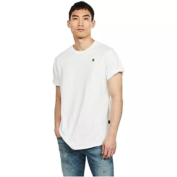 G-star Lash Ribbed Kurzarm T-shirt 2XS White günstig online kaufen