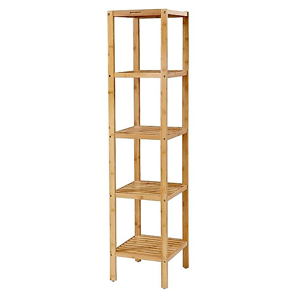 SONGMICS Badregal Aufbewahrungsregal Bambusregal, schmales Regal günstig online kaufen