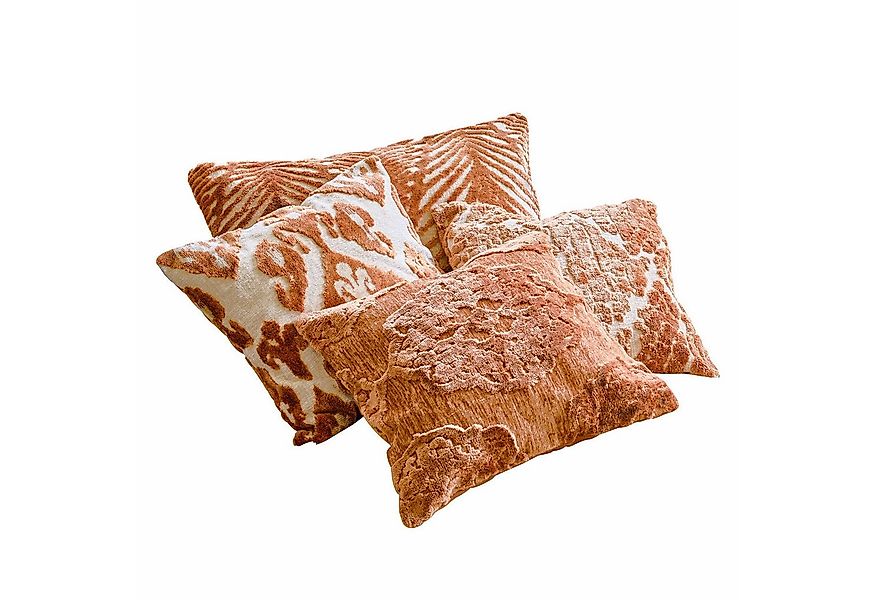 Mirabeau Kissenhülle Kissenhülle 4er Set Samirad rotbraun günstig online kaufen