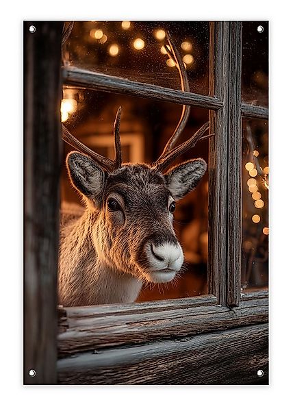 artissimo Poster Garten-Poster 60x90cm wetterfest Weihnachtsdeko außen Outd günstig online kaufen