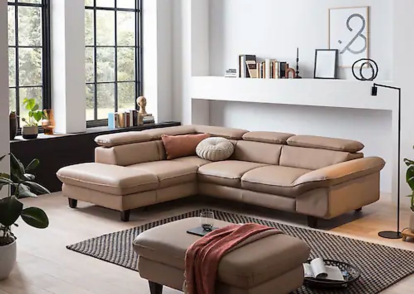 Home affaire "Pilot L-Form" mit Kopfteilverstellung, wahlweise mit Bettfunk günstig online kaufen