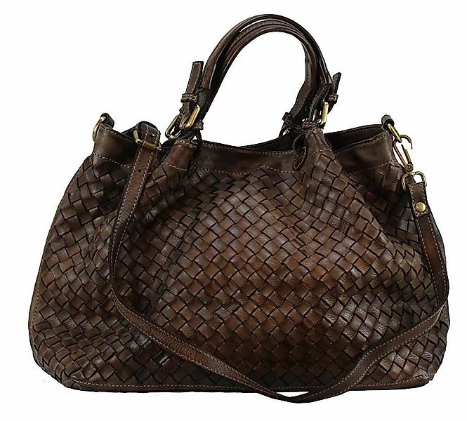 BZNA Handtasche Ronja Designer Umhängetasche Shopper, geflochtenes Leder günstig online kaufen