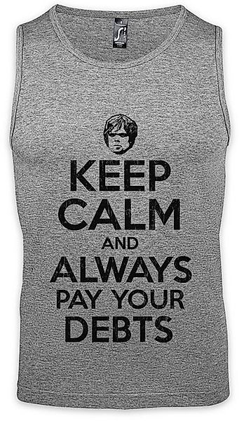 Urban Backwoods Tanktop Keep Calm And Always Pay Your Debts Ärmelloses T-Sh günstig online kaufen