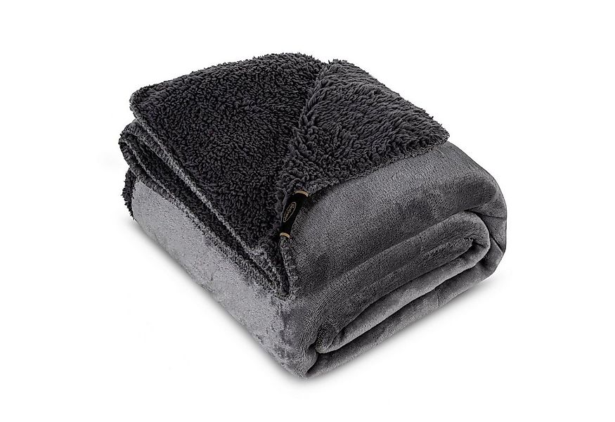Wohndecke TEDY warme Decke für Herbst & Winter, Eurofirany, Teddy-Fleece, k günstig online kaufen
