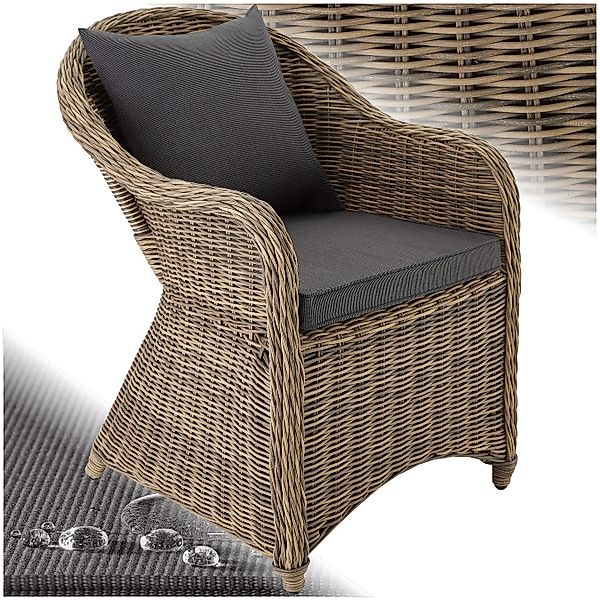 tectake Rattanstuhl Rattansessel (Set, 1 St), günstig online kaufen