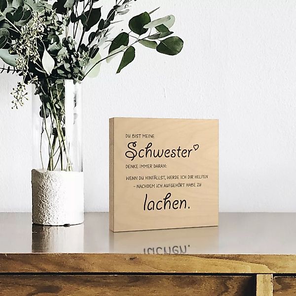 Artland Holzbild "Schwester", Sprüche & Texte, (1 St.) günstig online kaufen