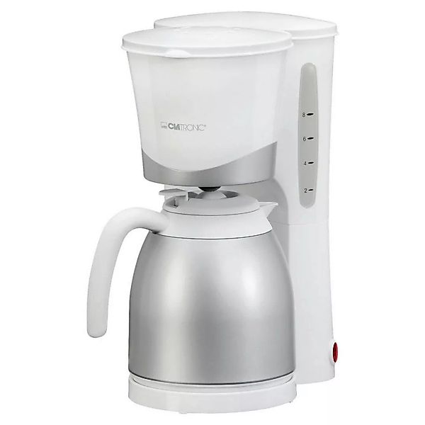 CLATRONIC Kaffeeautomat 263127/KA 3327 weiß Kunststoff Metall B/H/T: ca. 18 günstig online kaufen