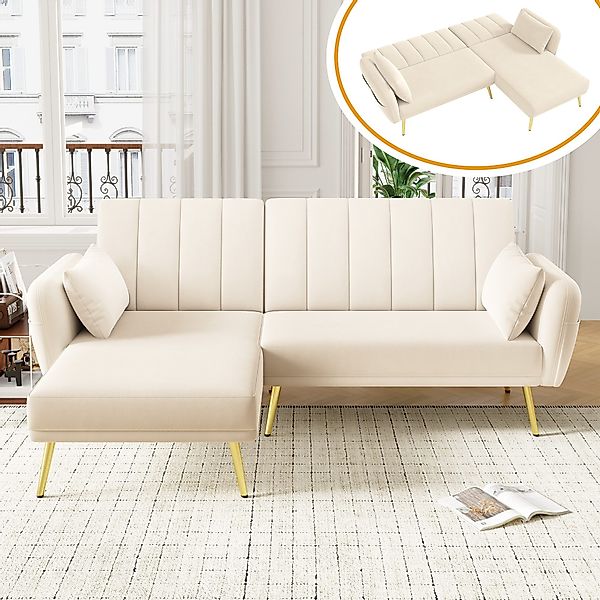 Ulife Sofa Ecksofa mit Schlaffunktion, Klappsofa, günstig online kaufen