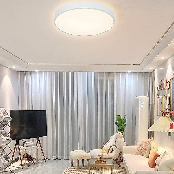 Natsen Deckenleuchte Runde LED Deckenlampe, 36W, günstig online kaufen