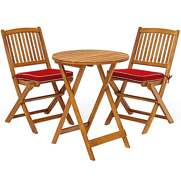 KOMFOTTEU Balkonset klappbar, (Set, 3-tlg), aus günstig online kaufen