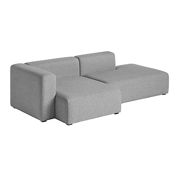 HAY - Mags 2,5-Sitzer Sofa links 246x127,5cm - hellgrau/Stoff Steelcut Trio günstig online kaufen