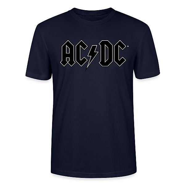 Spreadshirt T-Shirt AC/DC Schwarzes Logo Mit günstig online kaufen