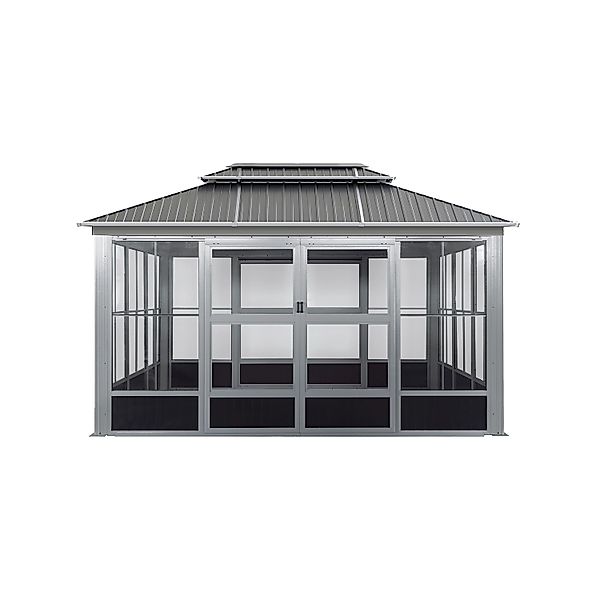 Sojag Pavillon & Wintergarten Olan 1014 Schwarz 436 cm x 311 cm x 291 cm günstig online kaufen