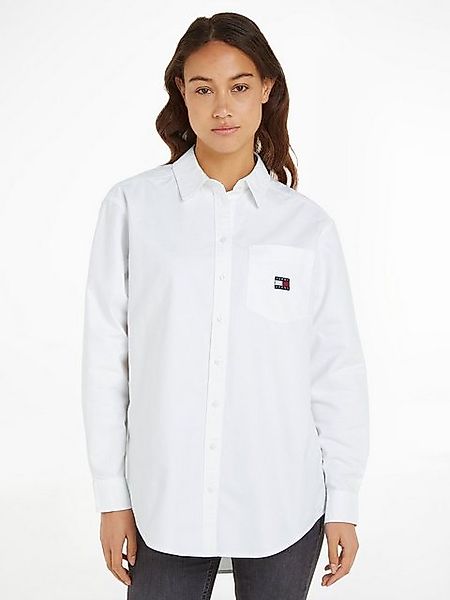 Tommy Jeans Blusentop TJW BADGE BOYFRIEND mit Tommy Jeans Logo-Badge günstig online kaufen