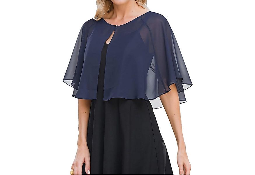Refttenw Poncho Damen Chiffon Bolero,Chiffon Umhang,Schultertuch,Strickjack günstig online kaufen