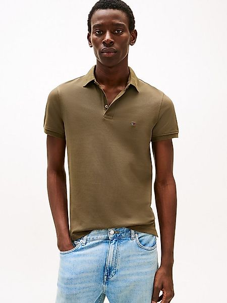 Tommy Hilfiger Poloshirt 1985 SLIM POLO mit Piqué-Struktur und Stickerei me günstig online kaufen