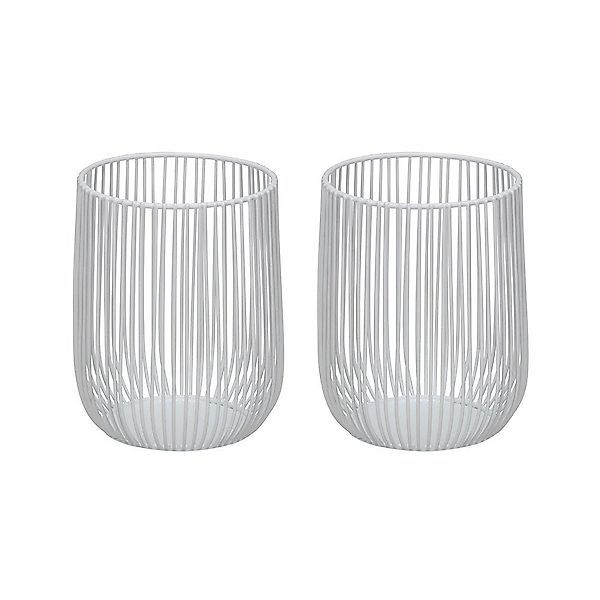Posiwio Windlicht 2tlg. Windlicht RELAX weiß günstig online kaufen