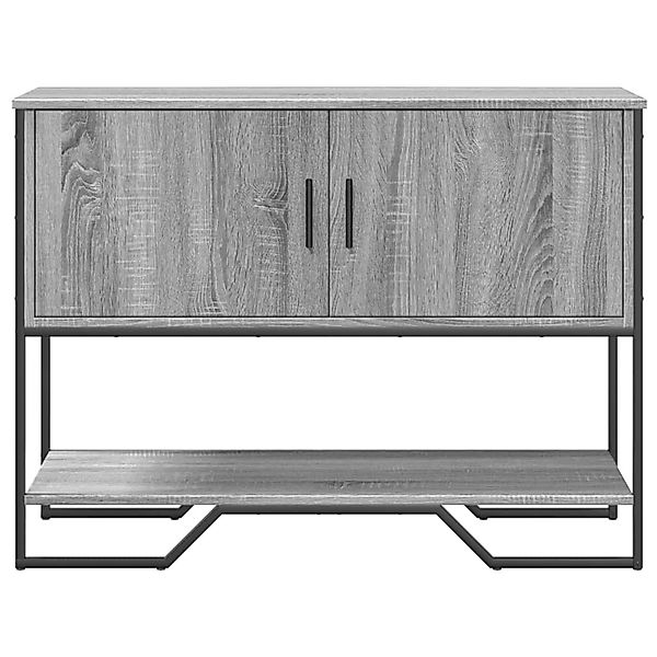 vidaXL Beistelltisch Konsolentisch Grau Sonoma 100x35x74,5 günstig online kaufen