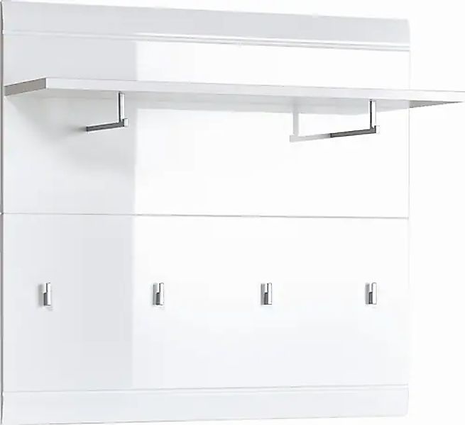 uno Garderobenpaneel  Akzent ¦ weiß ¦ MDF-Platte ¦ Maße (cm): B: 96 H: 90 T günstig online kaufen