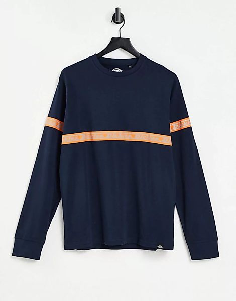Dickies – West Ferriday – Langärmliges, reflektierendes T-Shirt in Marinebl günstig online kaufen