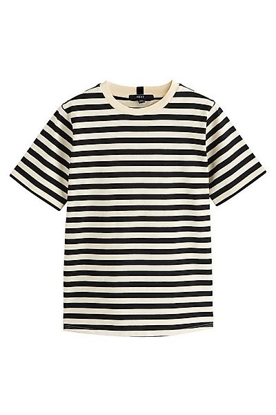 Next T-Shirt Schweres T-Shirt mit Rundhalsausschnitt (1-tlg) günstig online kaufen