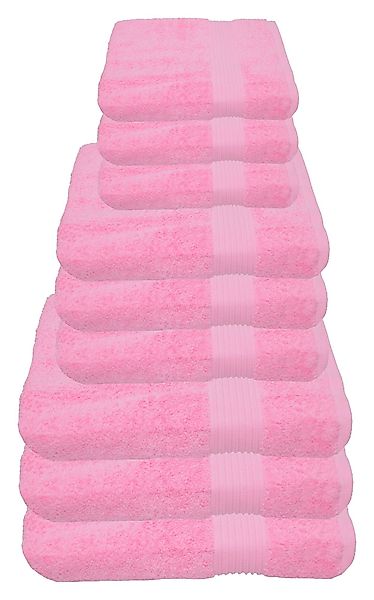 Julie Julsen Handtücher 9-Handtücher-Babyrosa, Baumwolle (9-St) günstig online kaufen