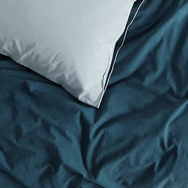 Solar Bettwaescheset (155 x 220 cm) aus 100 % Baumwolle, Nachtblau - MADE.c günstig online kaufen