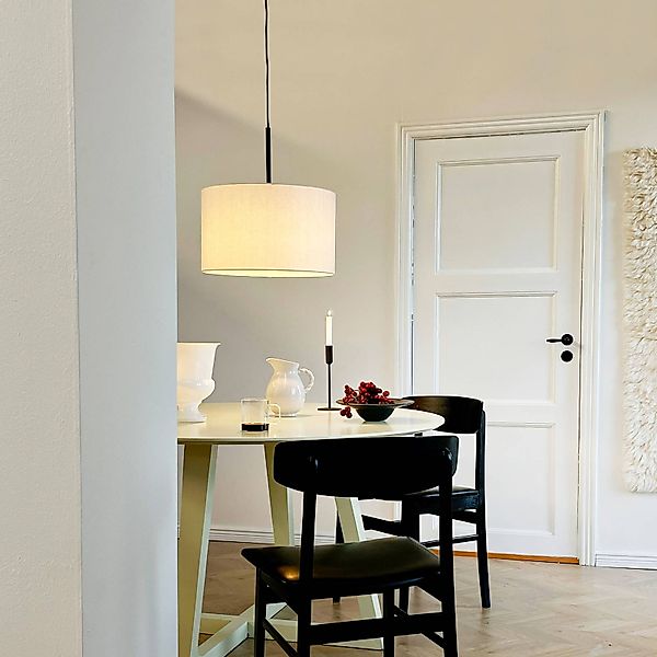 Dyberg Larsen Pendellampe Calix, Höhe 50 cm, naturweiß günstig online kaufen