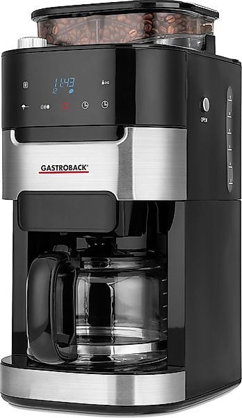Gastroback Kaffeemaschine mit Mahlwerk »Grind & Brew Pro 42711«, 1,5 l Kaff günstig online kaufen