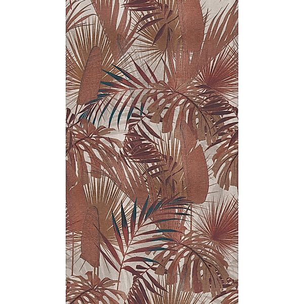 A.S. Creation Fototapete Dschungel 1,59 m x 2,8 m Rot-Beige FSC® günstig online kaufen