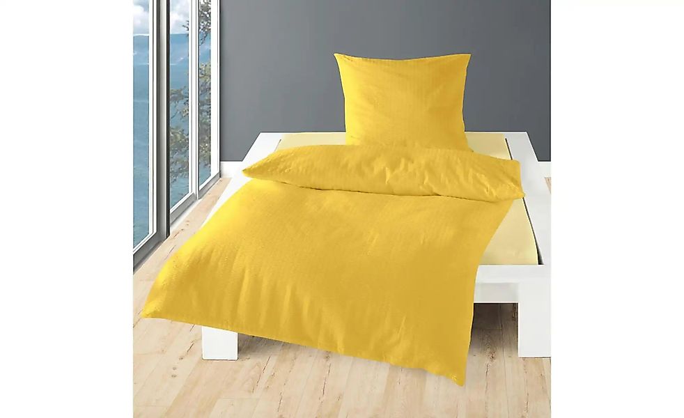 BIERBAUM Bettwäsche "Chic Uni" 2 Stk. Schickes Unidesign: Modern und elegan günstig online kaufen