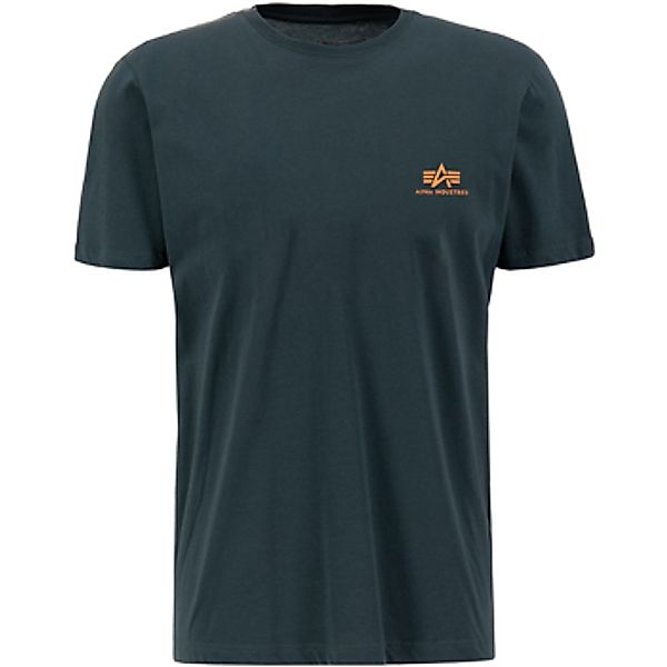 Alpha  T-Shirt Basic T Small Logo - dark petrol günstig online kaufen