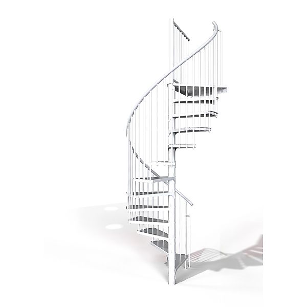 Minka Spindeltreppe Rondo Smart Weiß 140 cm Raumhöhe bis 305 cm günstig online kaufen