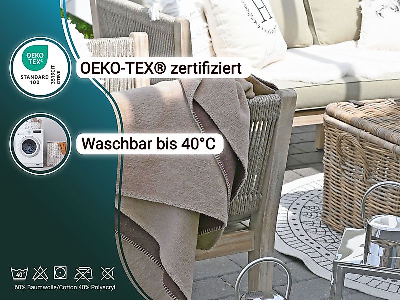 Wohndecke, ZOLLNER, 150 x 200 cm, günstig online kaufen