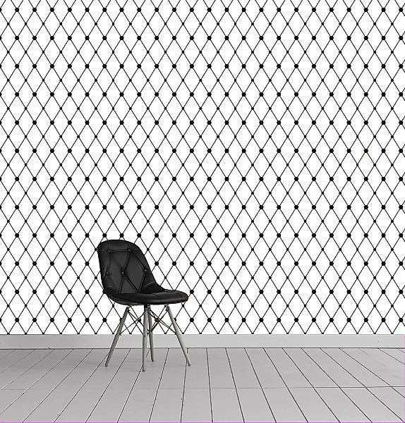 queence Vinyltapete »Stance«, bedruckt-3D-Optik-clean-Motiv, 90x250cm, selb günstig online kaufen